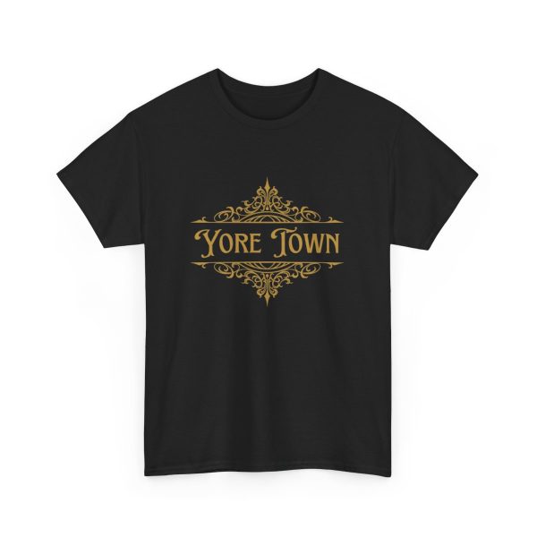 Show your love for Yore Town Podcast by Beard Laws Studio with this exclusive t-shirt! Made from premium materials, this shirt features a unique design that celebrates the rich history and stories of Yore Town. Perfect for fans and history buffs alike, this comfortable and stylish tee is a must-have addition to your wardrobe. Order now to commemorate your favorite podcast in style!