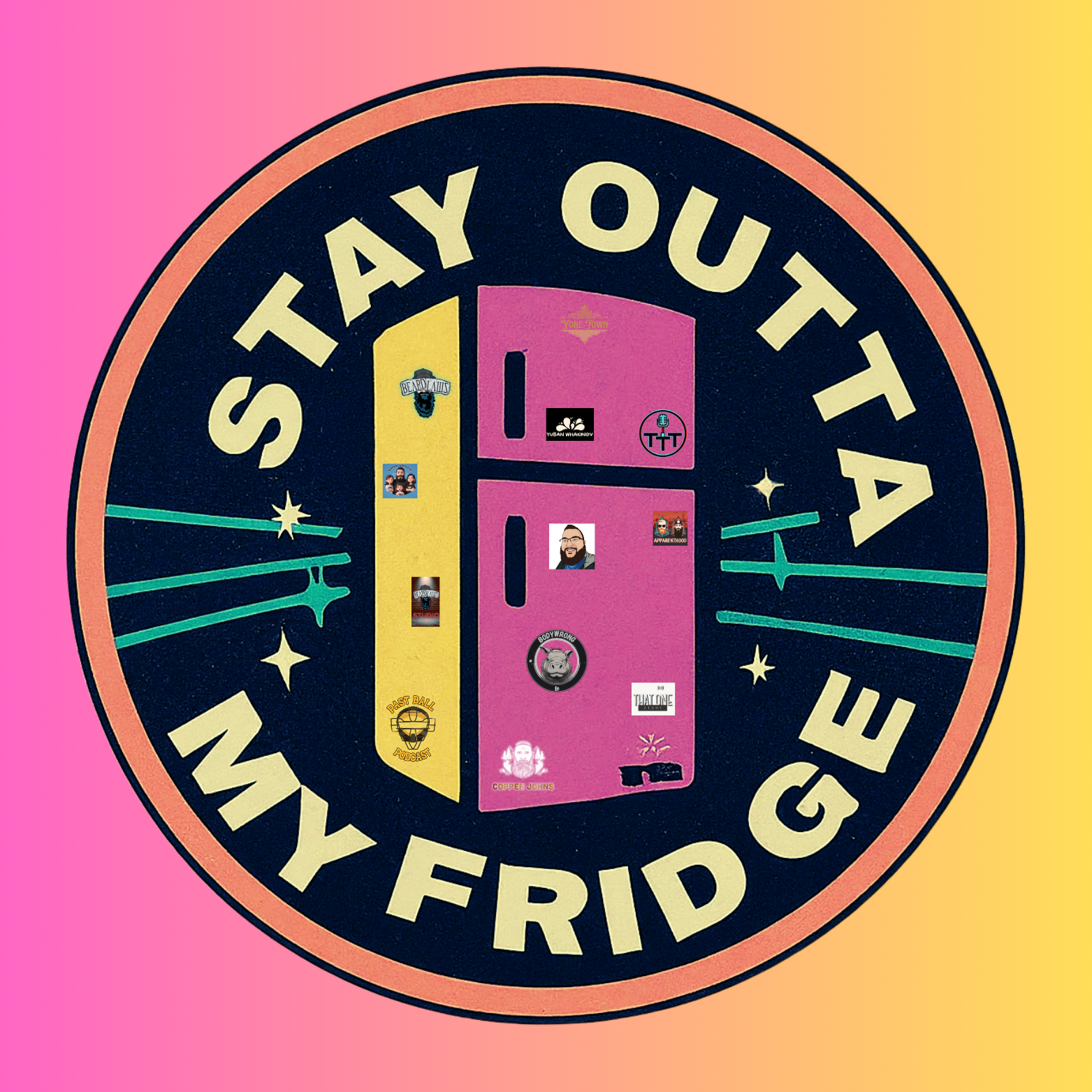 The Stay Outta My Fridge formally known as The Beard Laws Podcast is a podcast that is part of the Beard Laws Studio. Check out all the great shows https://beardlawsstudio.com Welcome to "Stay Outta My Fridge," the podcast where hosts Beard Laws, Brandon J McDermott, and Yuban Whakinov serve up a delicious blend of discussions just as diverse as the contents of your fridge! Join us as we delve into a smorgasbord of topics, ranging from the savory to the sweet, the cheesy to the spicy. Expect no shortage of surprises as we explore everything from the spoils of spoiled milk to the hidden treasures of the meat drawer. We'll dish out vegetable jokes, sprinkle in food puns, and garnish our conversations with a generous helping of humor. Whether you're a culinary connoisseur or just someone who loves a good laugh, "Stay Outta My Fridge" is the perfect podcast to satisfy your appetite for entertainment. So grab a snack, pull up a chair, and join us as we serve up a delectable feast for your ears!